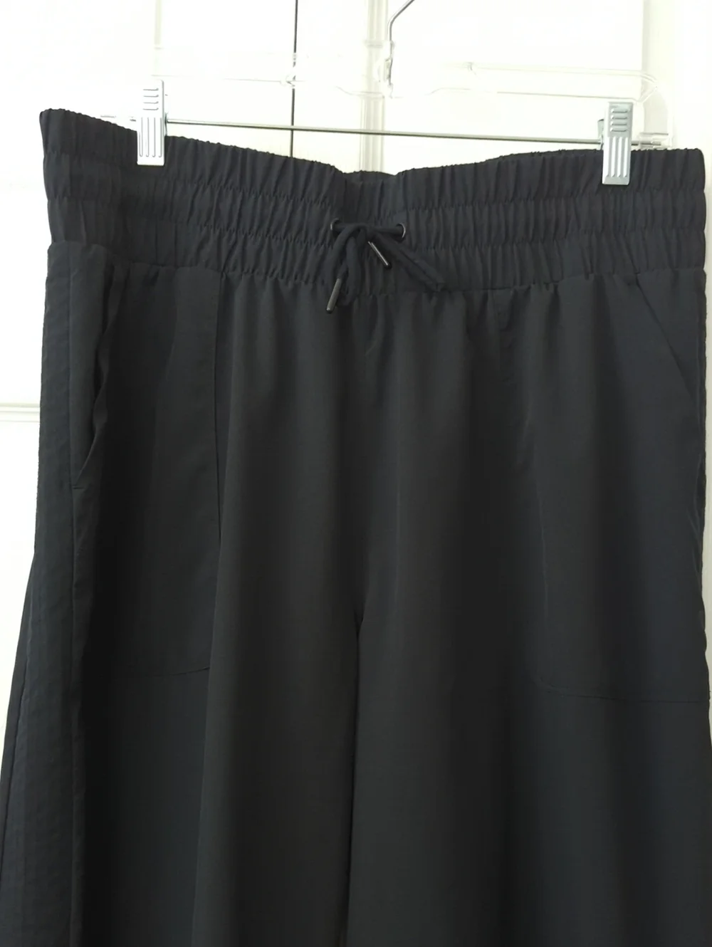 NWT! ~MONDETTA~ FABULOUS BLACK WIDE LEG PANTS-L - Picture 2 of 13